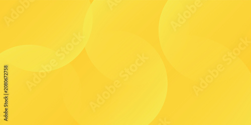 Fluid yellow gradient shapes composition