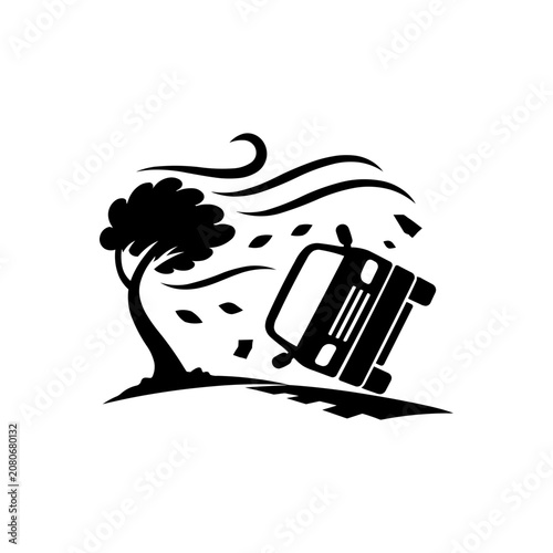 Φωτογραφία Hurricane Overturned Vehicle Icon