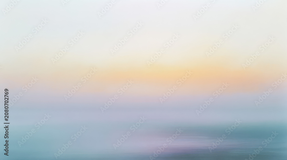 Obraz premium Soft Gradient Abstract: Warm to Cool Tones for Serene, Atmospheric Design Projects