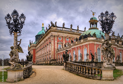 New Palace in Potsdam, Germany. Neues Palais	
