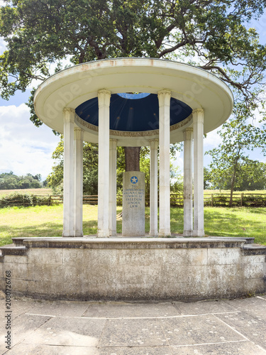 Magna Carta Memorial, the site of the sealing of the Magna Carta