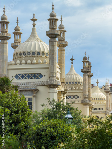 Royal Pavilion in Brighton, South England, Asian-style palace built for King George IV