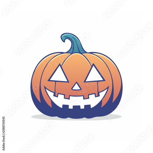Jack o Lantern Pumpkin Halloween Illustration