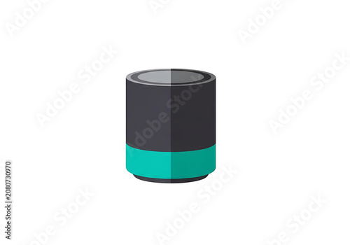 Smart Home Wireless Speaker Voice Assistant Vector Icon