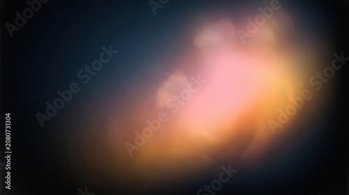 Abstract bokeh light blur with soft colorful glow