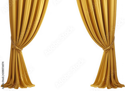 Golden... isolated on a transparent background des