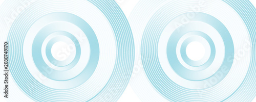 Abstract white glowing geometric lines on gray background. Modern shiny blue circle lines pattern. Futuristic technology concept. Suit for cover, poster, banner, brochure, header, website. pattern