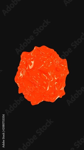 abstract crystal background.. elegant waving rose. motion video. vertical video
