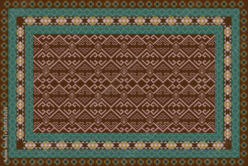vintage home decor Persian rug carpet textile design 