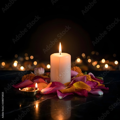 Elegant Lotus Flame
