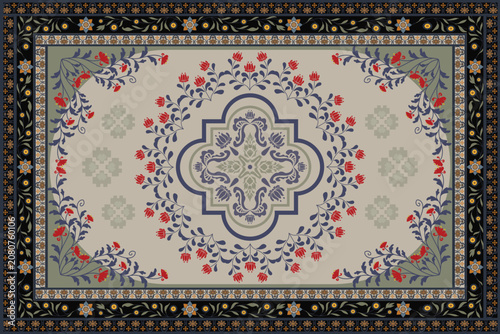 Obraz na płótnie home decor Persian rug carpet textile design