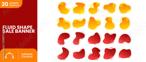 Fluid Shape SALE Banner