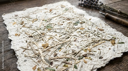 Handmade Paper Texture - High Resolution Background