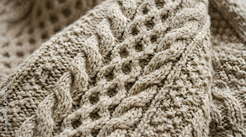 Knitted Wool Sweater Texture - High Resolution Background