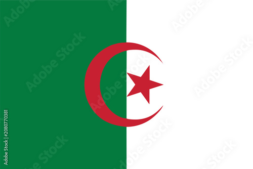 Algeria vector Flag in high resolution