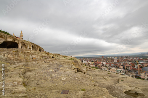 Bild auf Leinwand view of Cappadocia's landmarks. A panorama of the city.