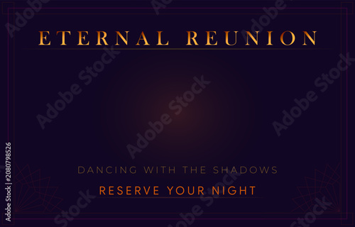 Eternal Reunion Día de los Muertos Luxury Festival Template Background