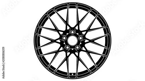 Photos Lightweight forged racing alloy wheel design