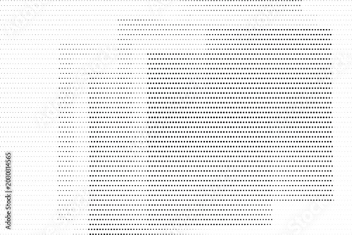 Abstract black and white geometric line pattern isolated on transparent background, Vector, illustration
