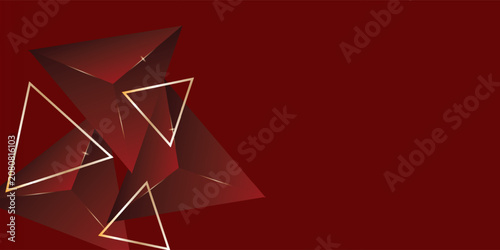 Vászonkép Abstract background with a black polygonal pattern