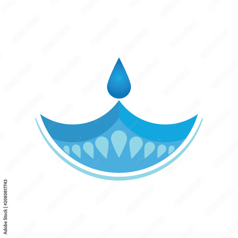 Fototapeta premium Diwali logo festival