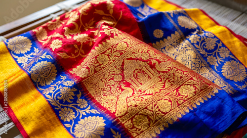 Kanchipuram silk sarees, Kanjivaram saree, Kanjivaram silk saree, Kanchipuram saree designs, Indian bridal saree, wedding silk saree, handcrafted saree, zari work sarees, silk weaving, textile photos.