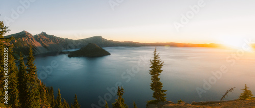 Crater Lake National Park at Sunrise