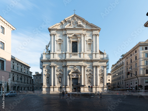 Basilica di Sant'Andrea della Valle, baroque and renaissance styled church in Rome, Italy	
