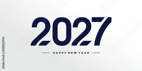 2027 logo design element with modern style idea