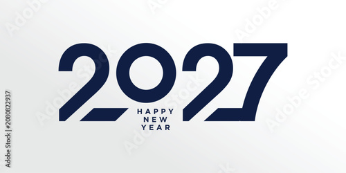 2027 logo design element with modern style idea