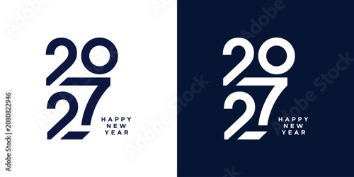 2027 logo design element with modern style idea