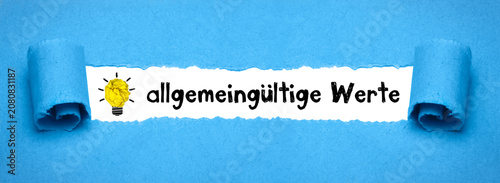Foto allgemeingültige Werte