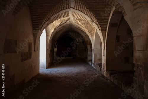 Historic Han El Barur Caravanserai Near Harran in Sanliurfa, Turkey