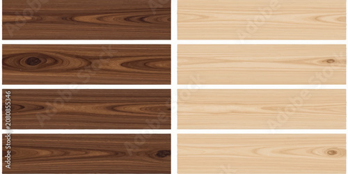  Brown Wooden Plank Background with Horizontal Boards and Natural Wood Grain Texture.