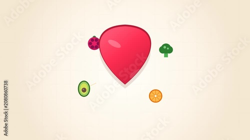 World Heart Day Fuel Your Heart Healthy Food Animation