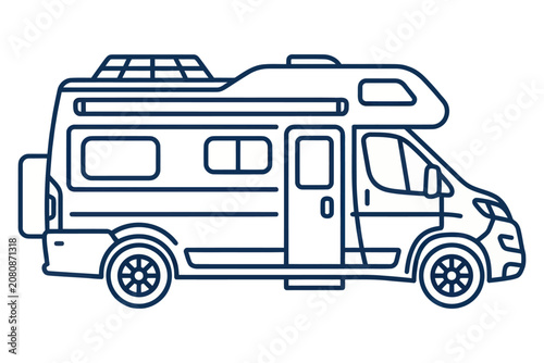 RV Vector Illustration