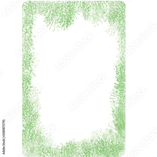 green grass frame