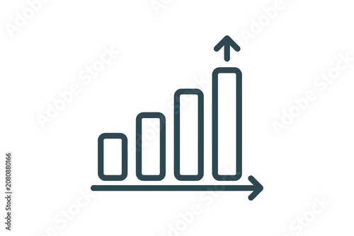 Bar Chart Growth Icon