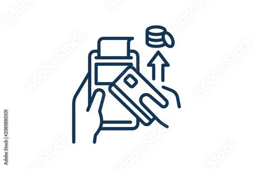 Contactless Credit Card Payment Icon