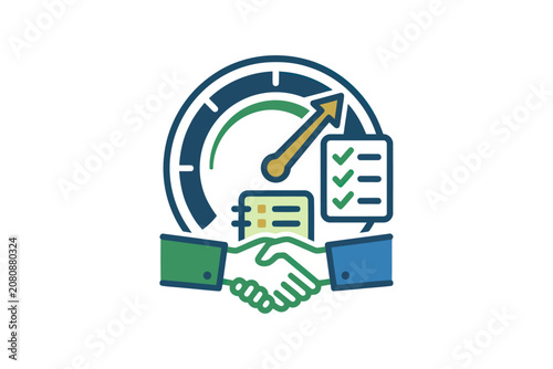 Performance Agreement Handshake Icon