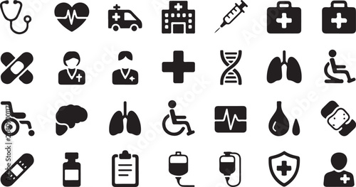 Foto Doctor Set Vector