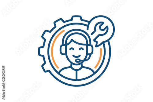 Technical Support Representative Icon
