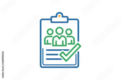 Team Approval Clipboard Icon