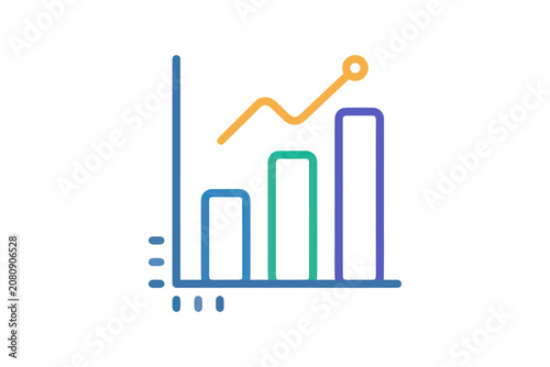 Bar Chart Trend Icon