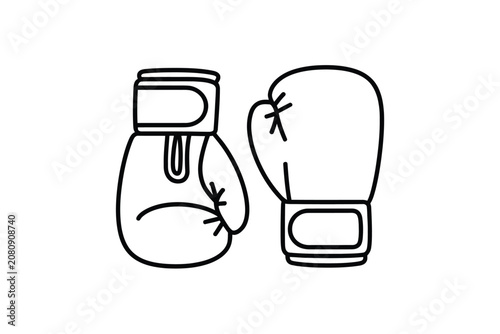 ボクシンググローブのベクターイラスト