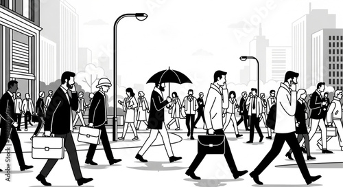 Фотография business people in the city