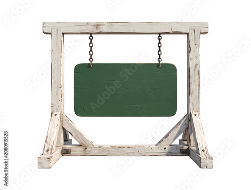 Blank Blackboard with Wooden Frame Isolated on White Background for Advertising Banner Business Message Presentation and Marketing Design Vector Illustration