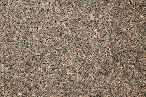 Cuadro en lienzo Warm pinkish brown granite texture with black and gray mineral grains