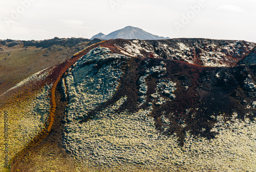 фотографія Colorful rhyolite mountains in Landmannalaugar Iceland with rugged volcanic form