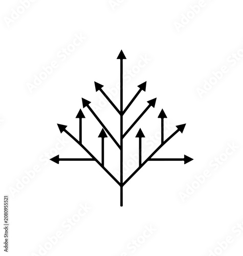 Black arrows, directional icons, vector graphics, navigation symbols, pointing signs